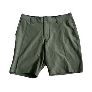 BYLT Kinetic Shorts Mens Large Green Golf Performance Preppy Athleisure Stretch